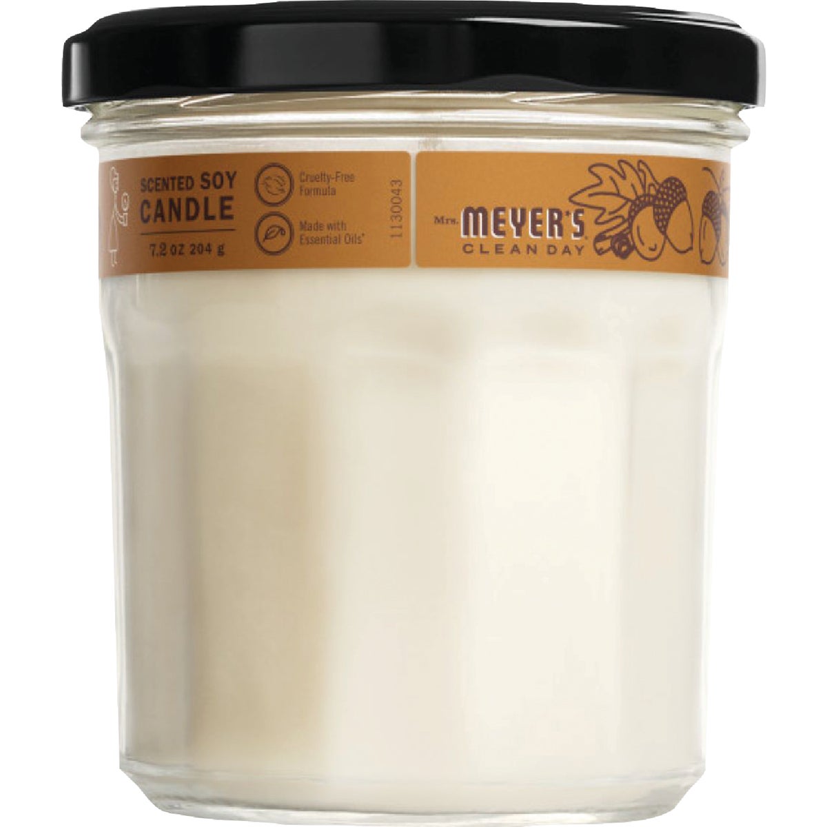 Mrs. Meyer's Clean Day 7.2 Oz. Acorn Spice Large Soy Candle Image 6