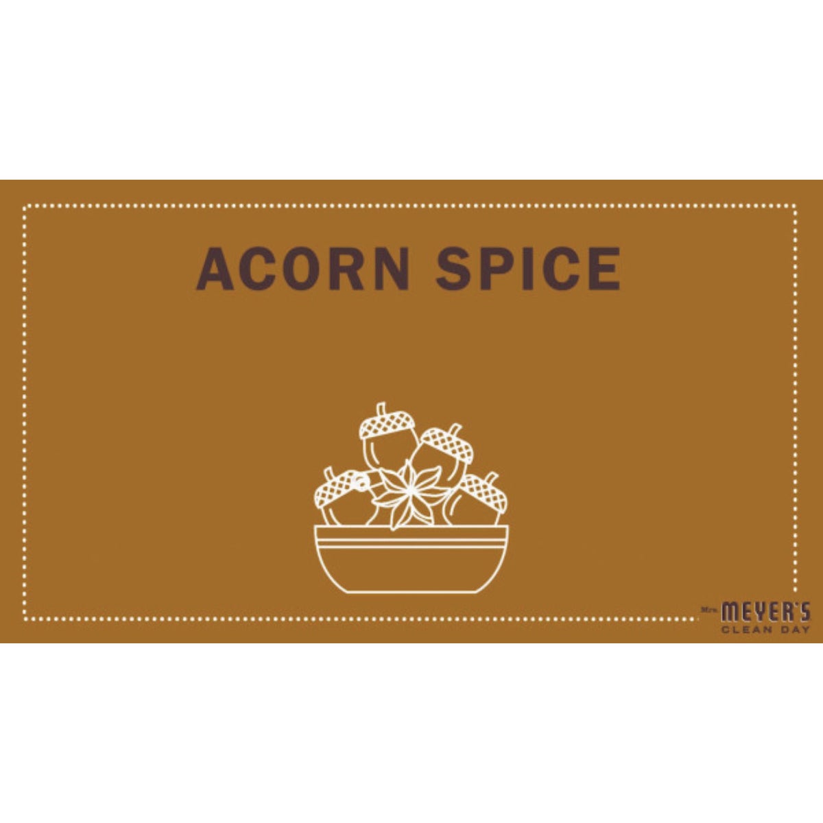 Mrs. Meyer's Clean Day 7.2 Oz. Acorn Spice Large Soy Candle Image 2