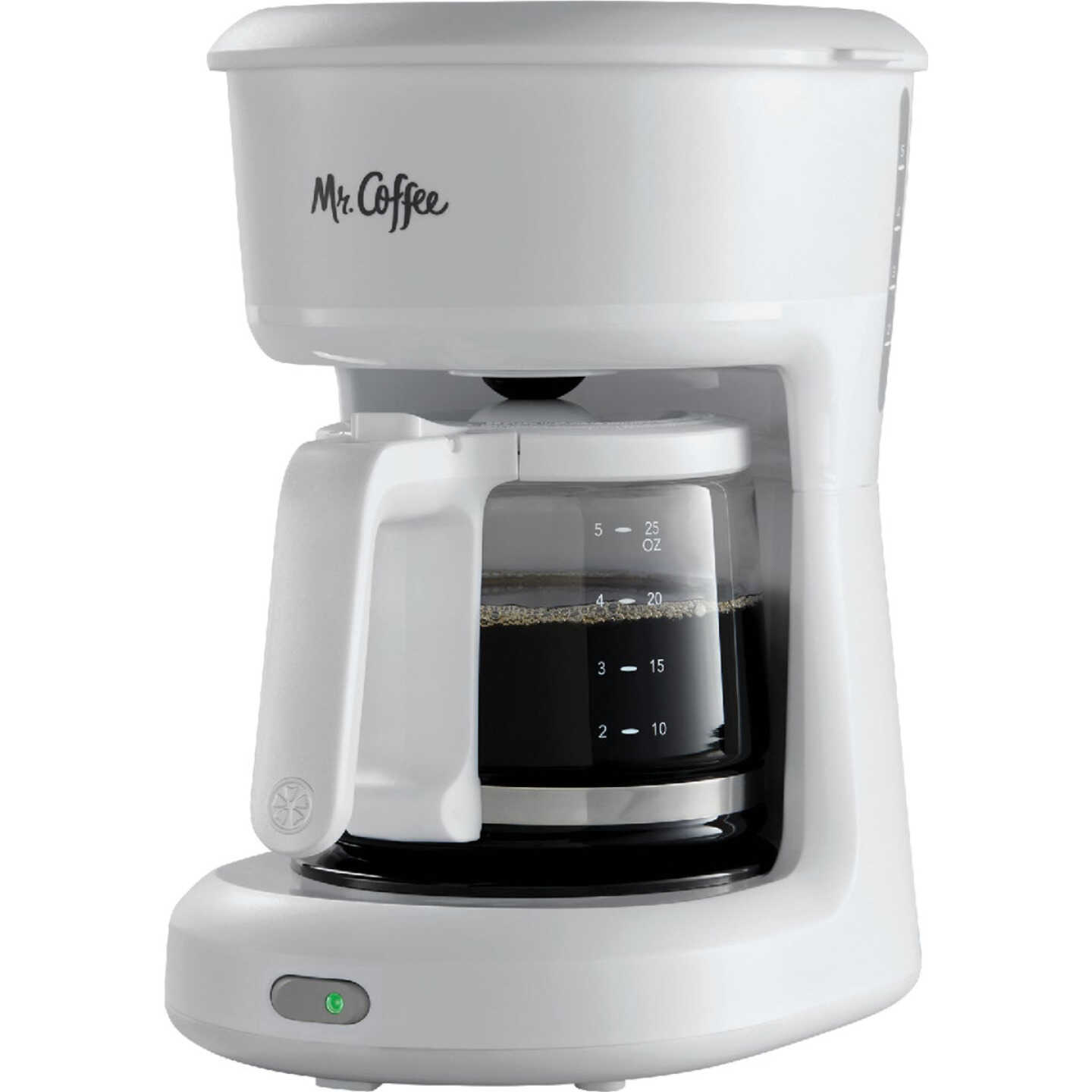 Mr. Coffee 5-Cup White Switch Coffee Maker Image 1
