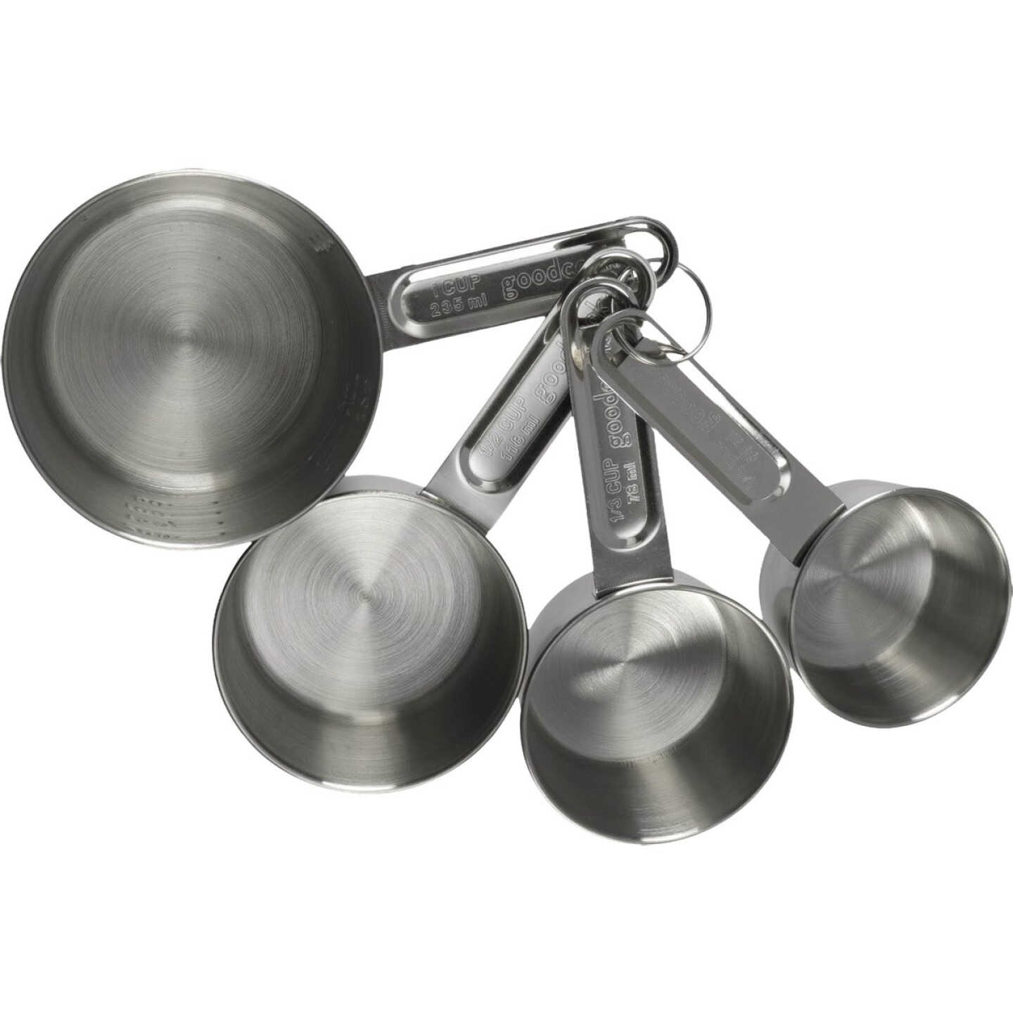GoodCook Everyday Stainless Steel Measuring Cup Set (4-Piece) Image 1