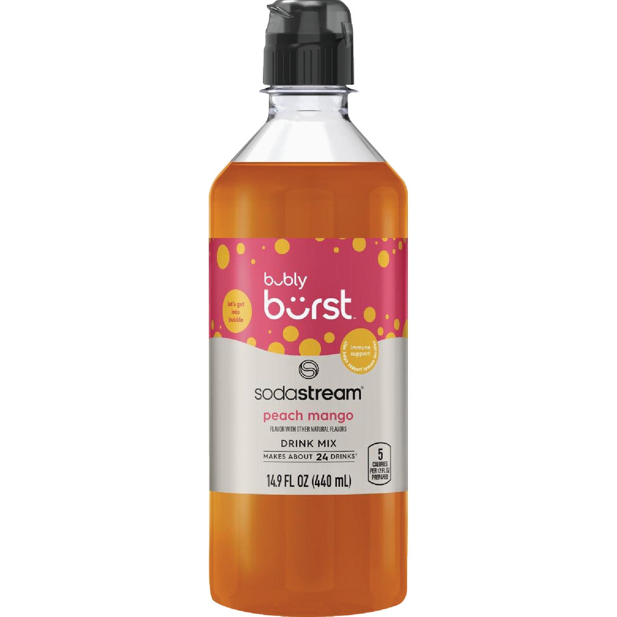 SodaStream 14.9 Oz. Bubly Peach Mango Drink Mix Image 1