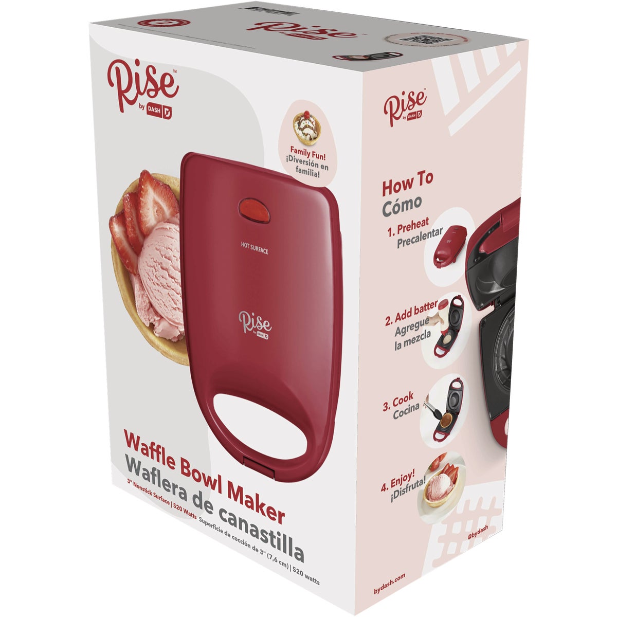 Rise By Dash Waffle Bowl Maker Image 5