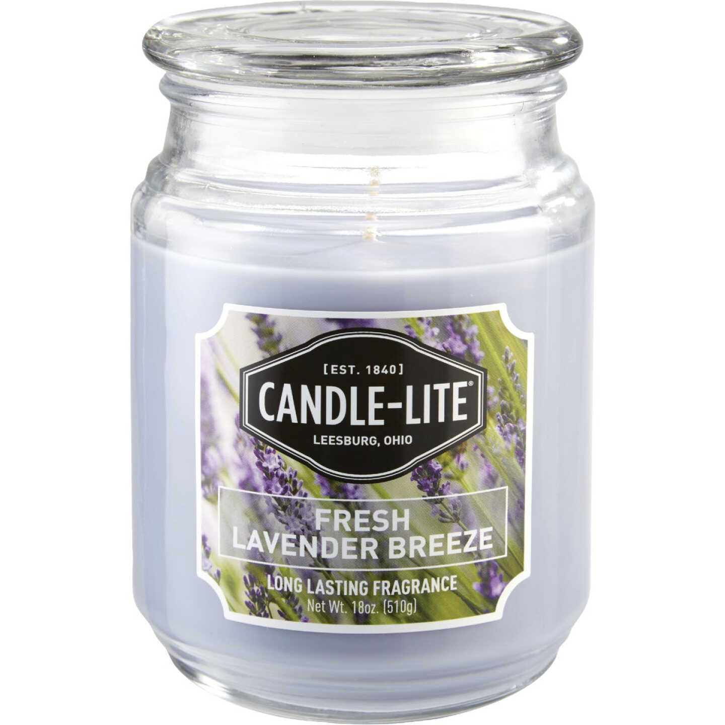 Candle-Lite 18 Oz. Everyday Fresh Lavender Breeze Jar Candle Image 1