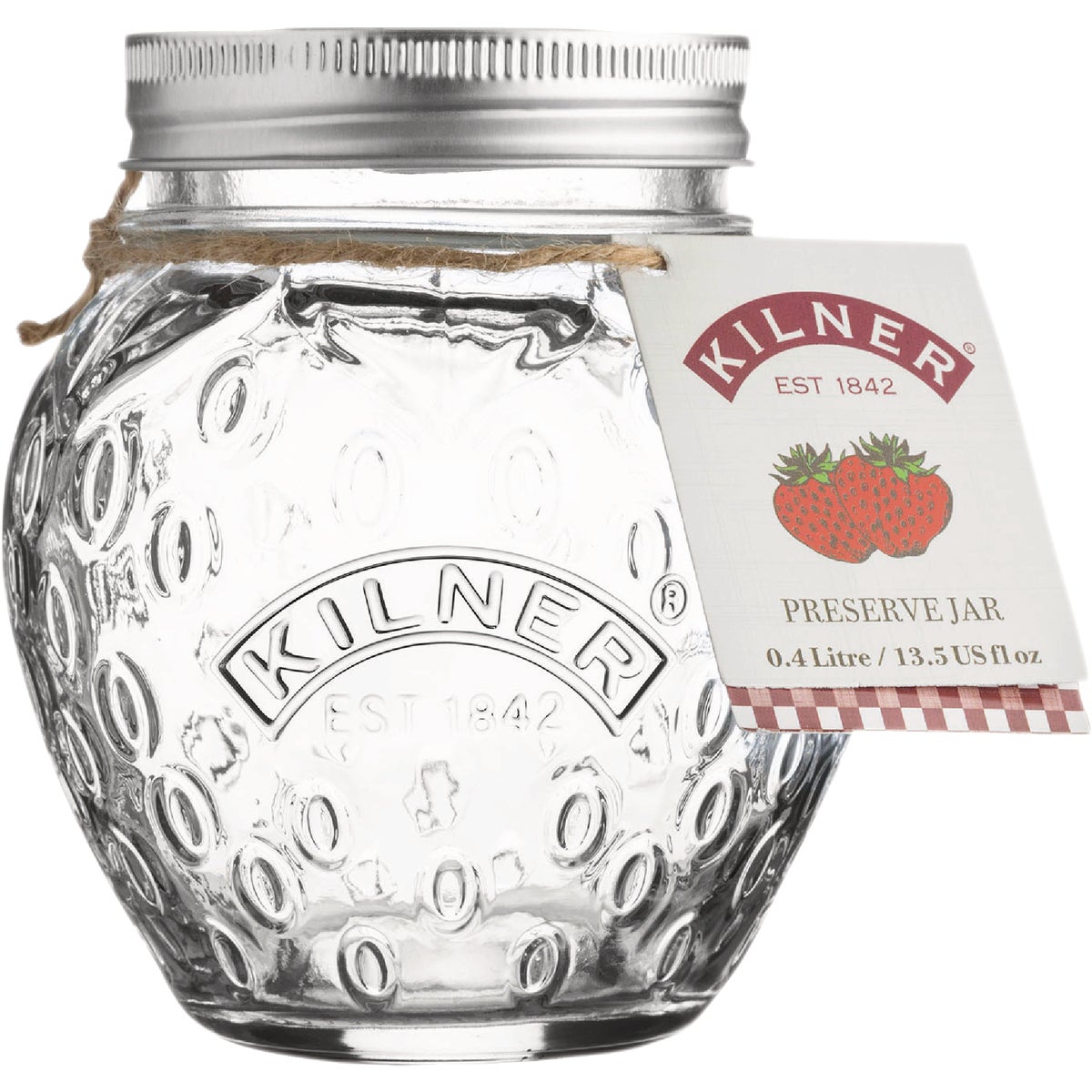 Kilner 13.5 Oz. Strawberry Shape Fruit Jar Image 2
