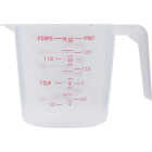 Smart Savers 2 Cup White Plastic Measuring Cup Image 2
