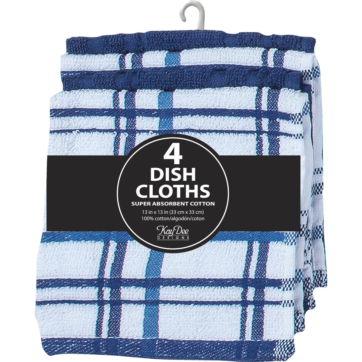 Kay Dee Designs Indigo Dish Cloth Set (4-Piece) Image 2