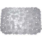 iDesign Pebblz 12 In. x 15.5 In. Graphite Sink Mat Image 1