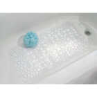 iDesign Pebblz 13.5 In. x 26 In. Clear Bath Mat Image 2