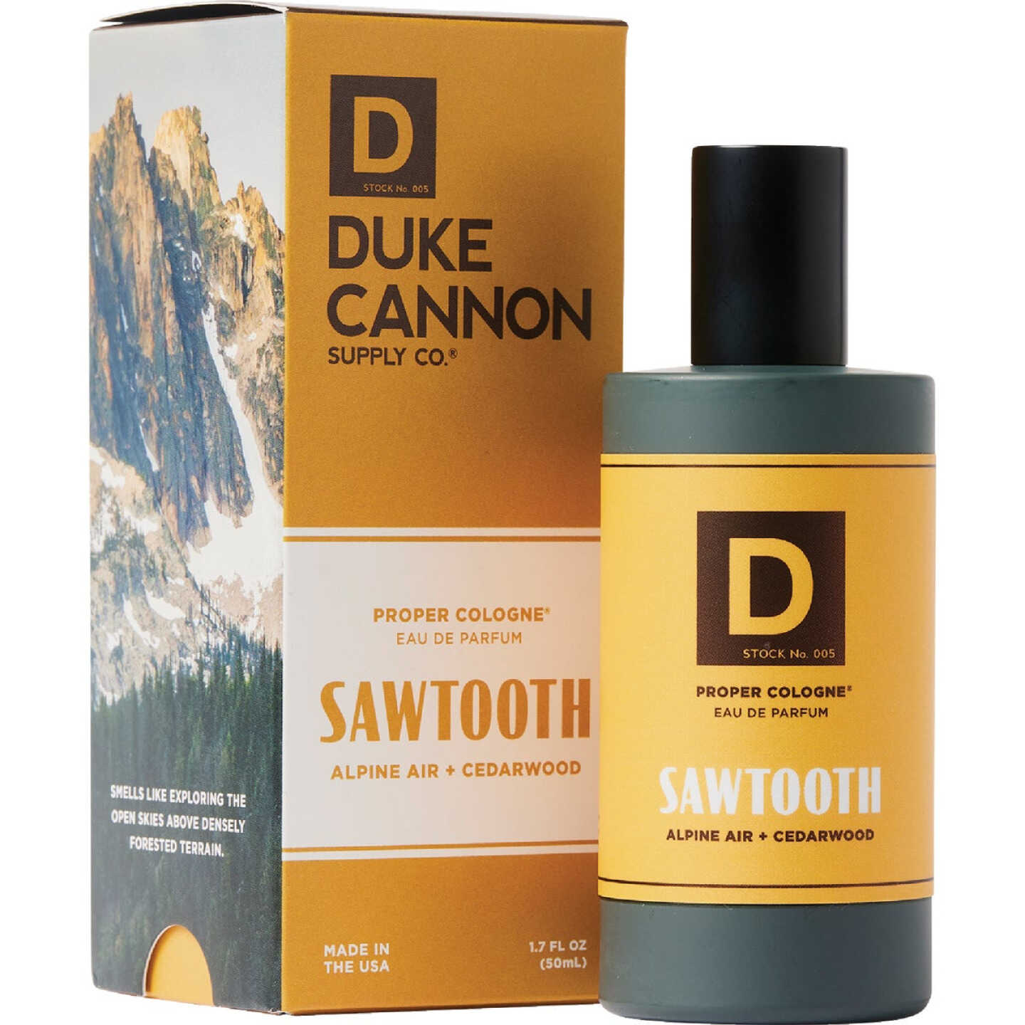 Duke Cannon 1.7 Oz. Sawtooth Liquid Proper Cologne Image 1