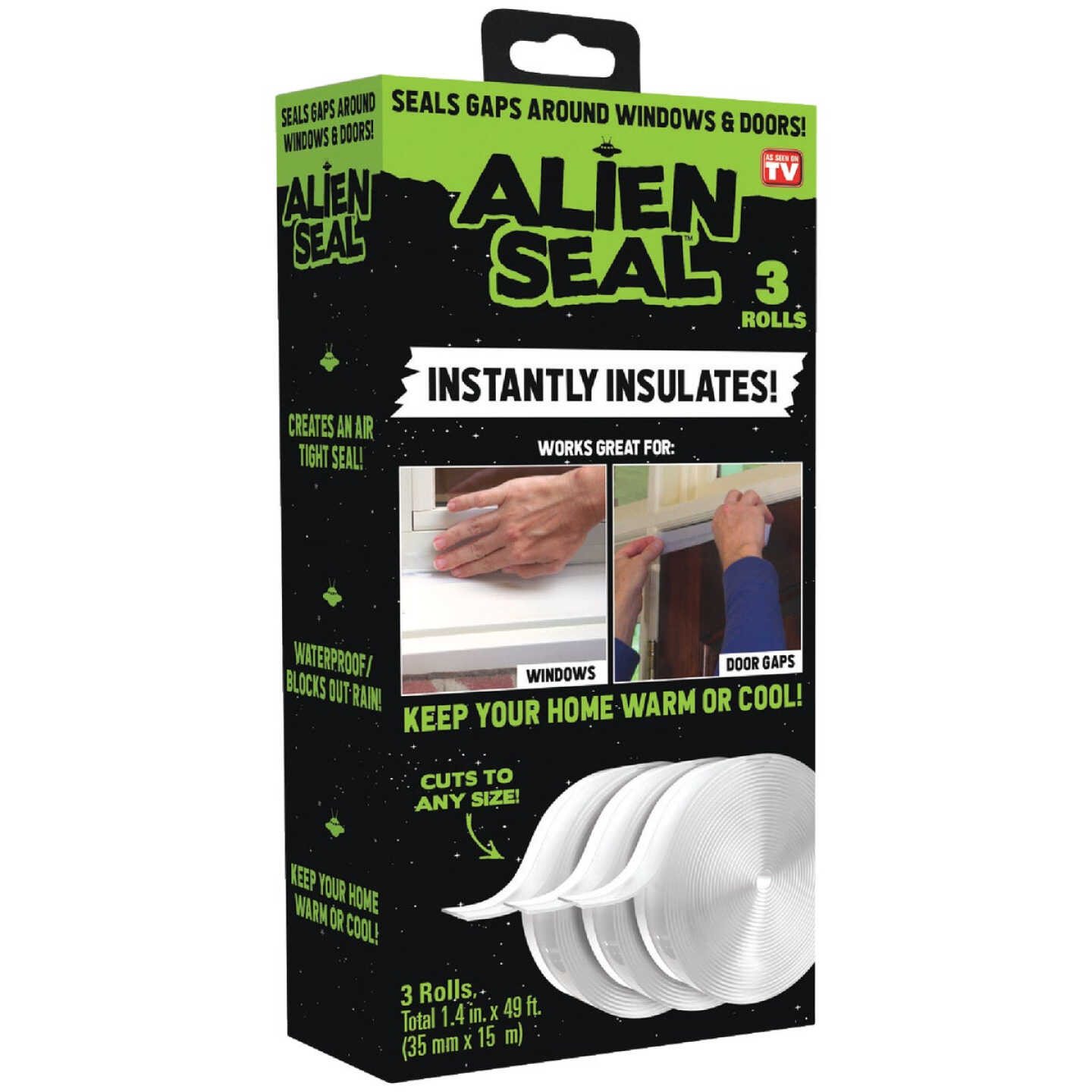Alien Seal 1.4 In. x 49 Ft. Insulation Tape (3-Count) Image 1