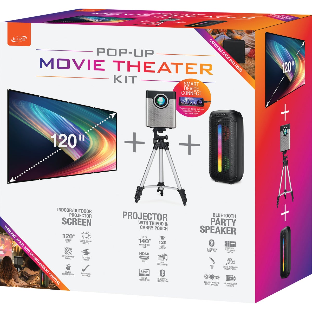 iLive Pop-Up Movie Theater Kit Image 3