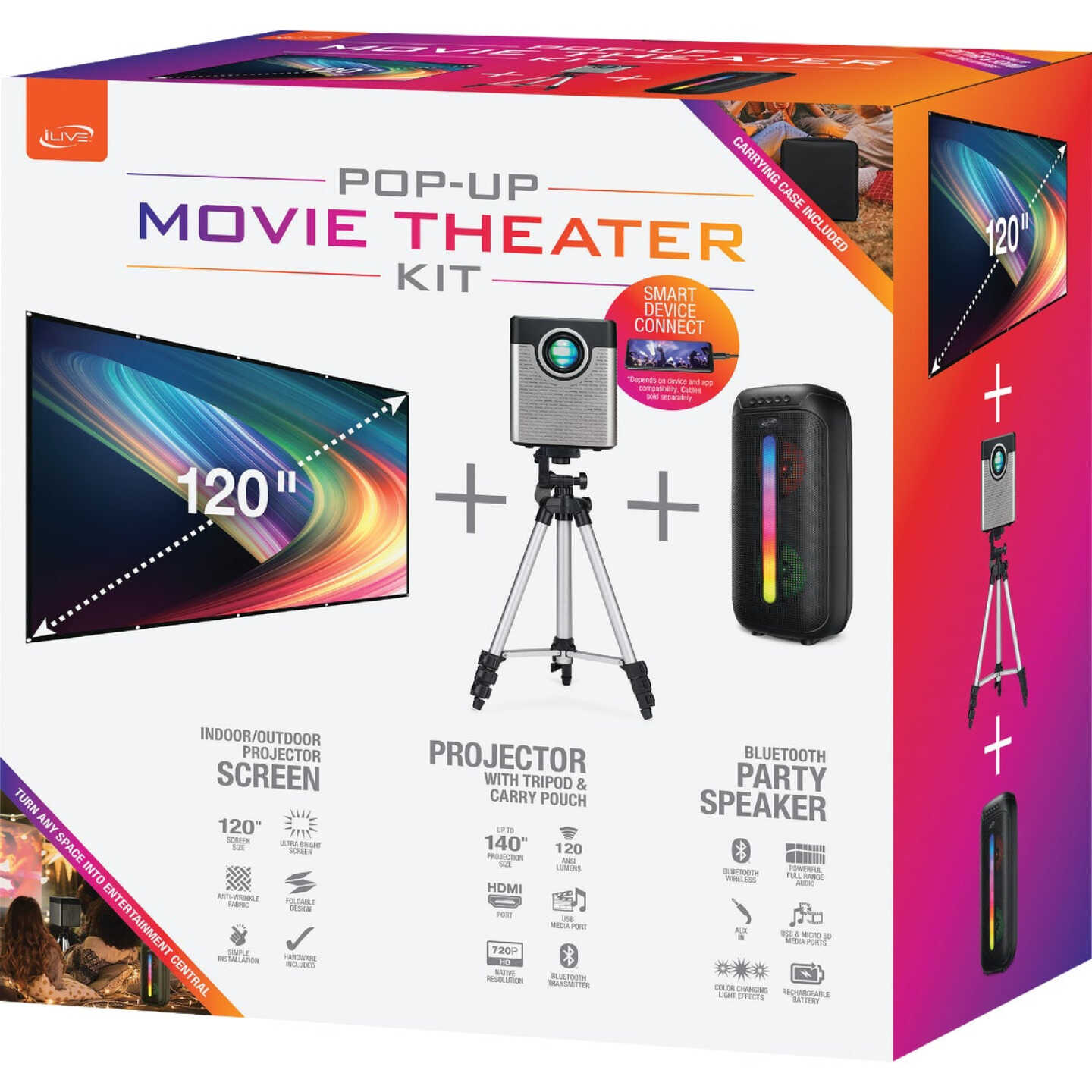 iLive Pop-Up Movie Theater Kit Image 3