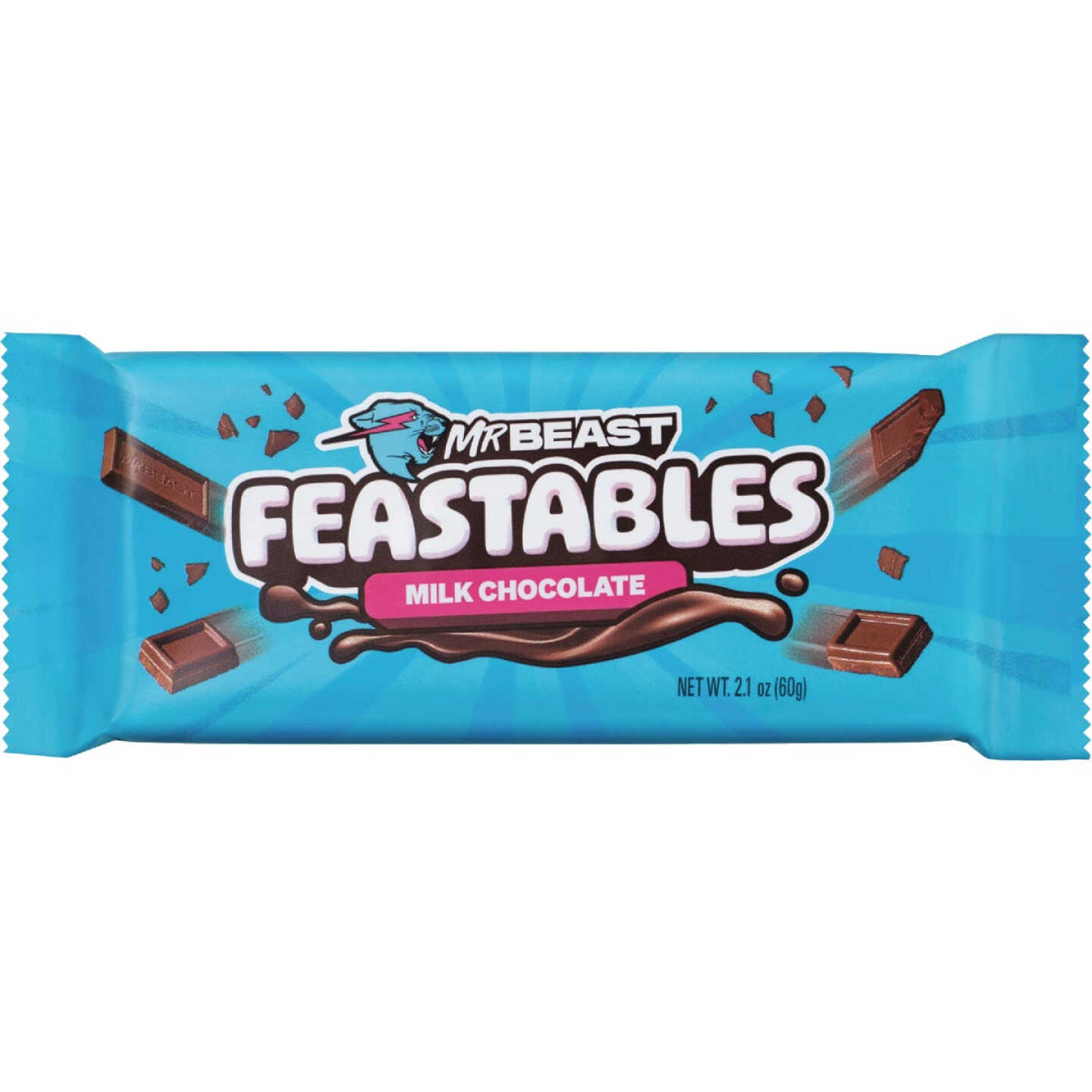 Feastables Milk Chocolate Candy Bar Image 1