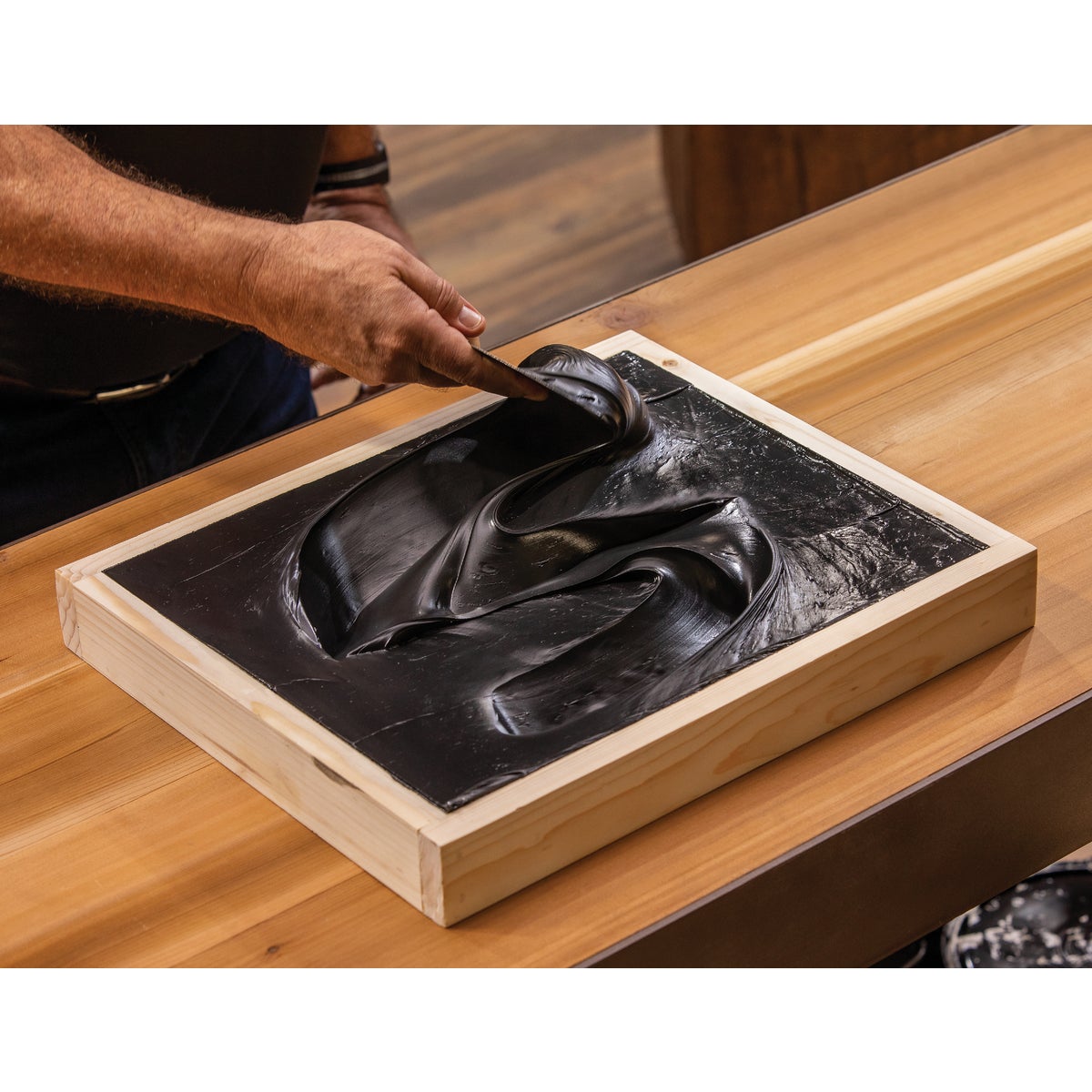 Flex Paste 1 Lb. Rubber Sealant, Black Image 3