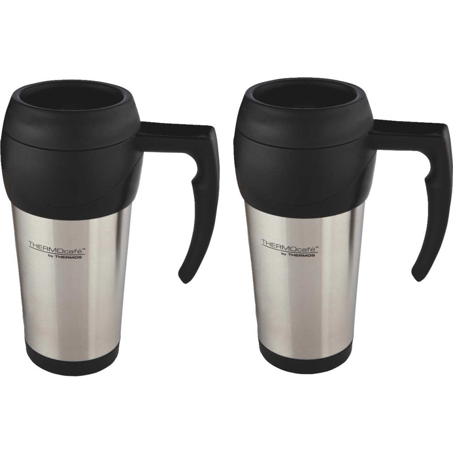 Thermos Thermocafe 16 Oz. Stainless Steel Insulated Tumbler (2-Pack) Image 4
