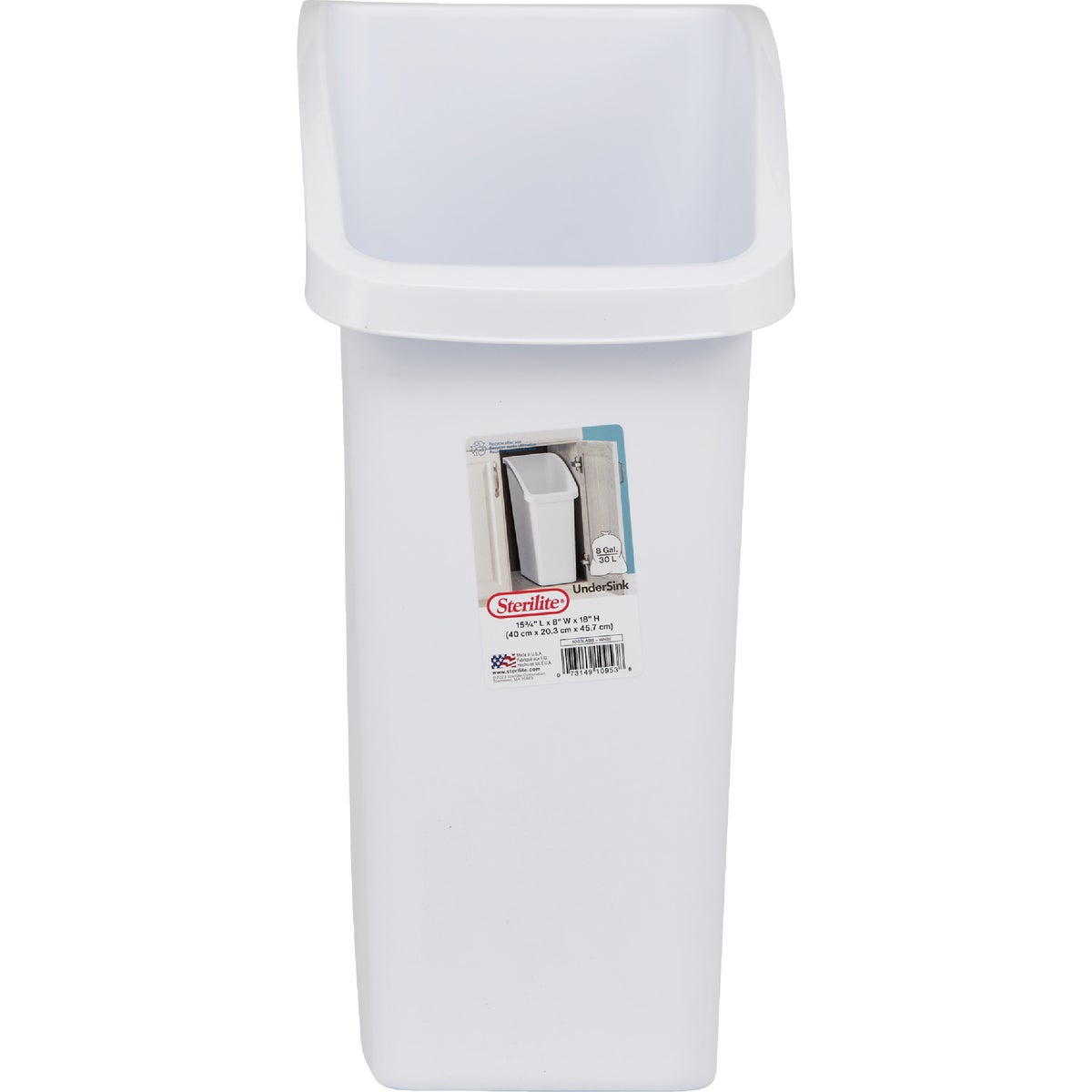 Sterilite Under Sink Wastebasket Image 2