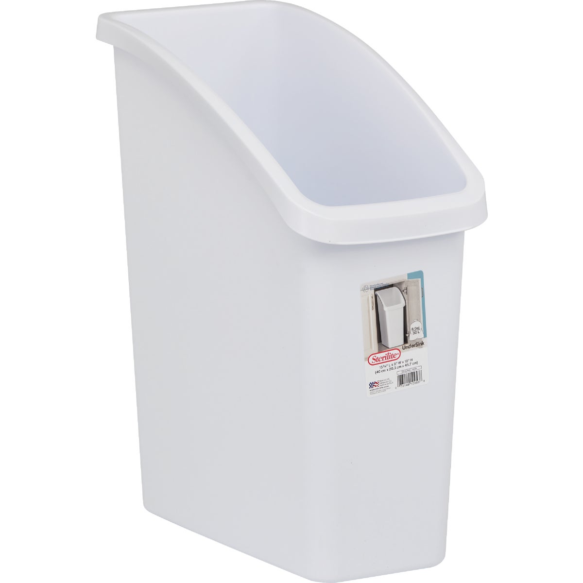 Sterilite Under Sink Wastebasket