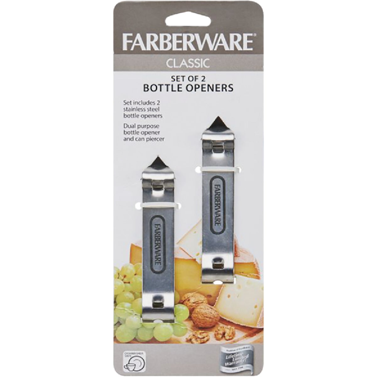 Farberware Stainless Steel Bottle Openers (2 Count) Image 2