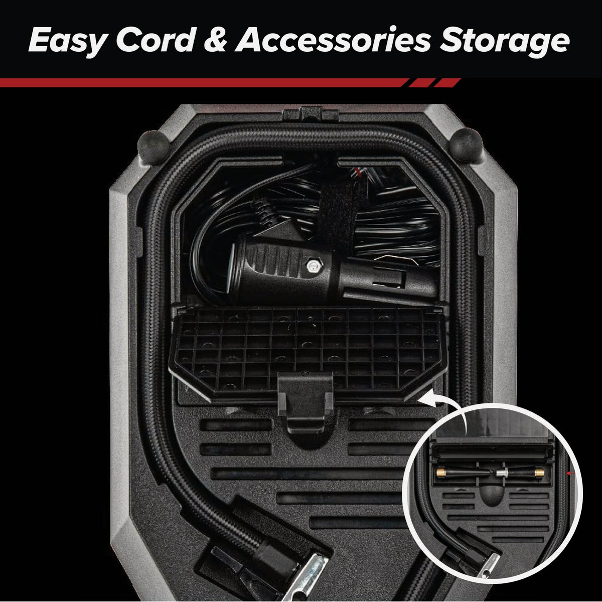 Bullseye 12V DC Handheld Tire Inflator Image 2