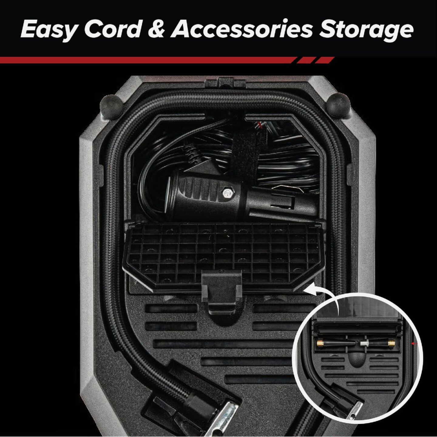 Bullseye 12V DC Handheld Tire Inflator Image 2