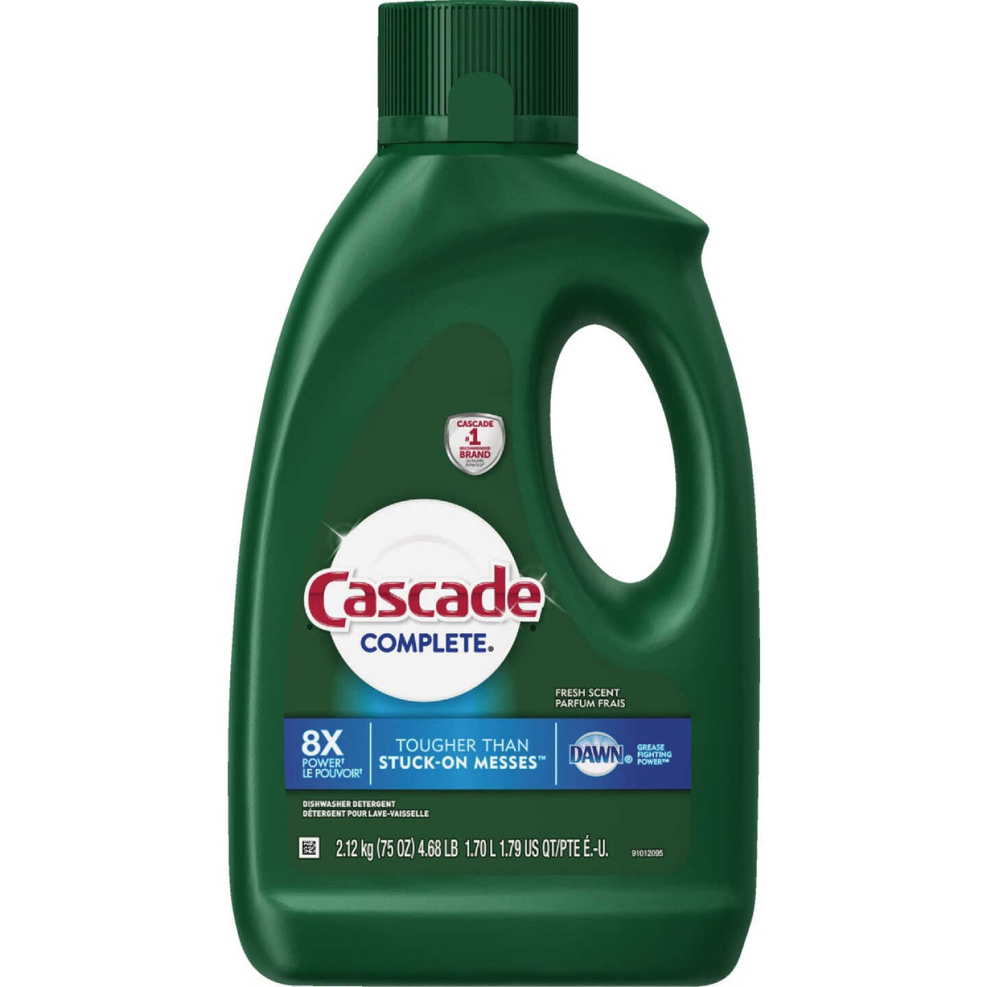 Cascade Complete 75 Oz. Fresh Scent Gel Dishwasher Detergent Image 1