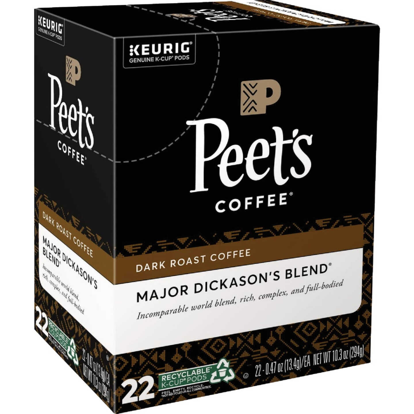 Keurig Peet's Coffee Major Dickason's Blend K-Cup (22-Pack) Image 1