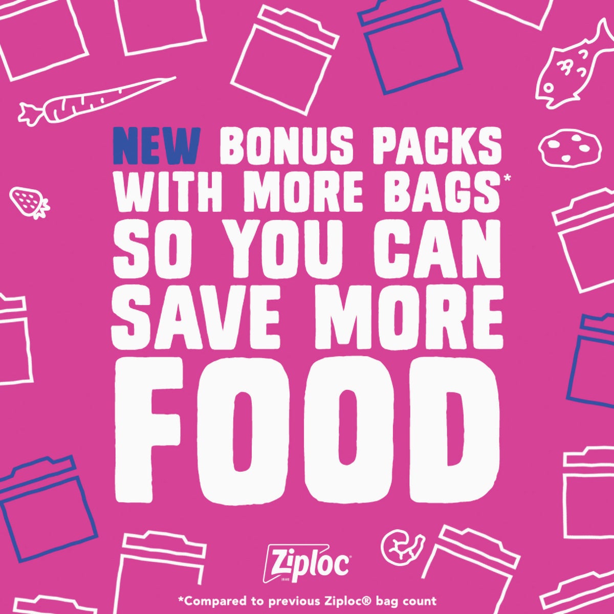 Ziploc Sandwich Food Storage Bag (50-Count) Image 6