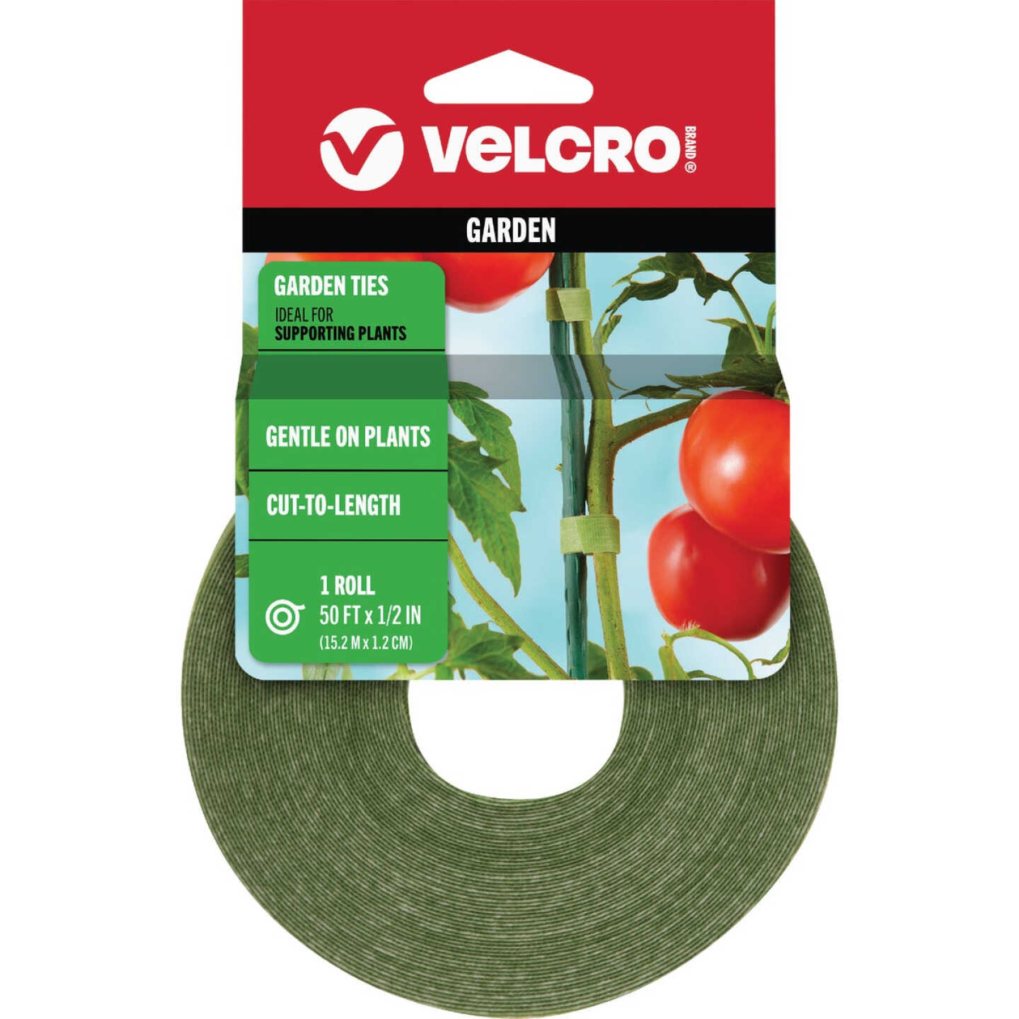 VELCRO Brand One-Wrap 50 Ft. x 1/2 In. Green Garden Ties Image 1