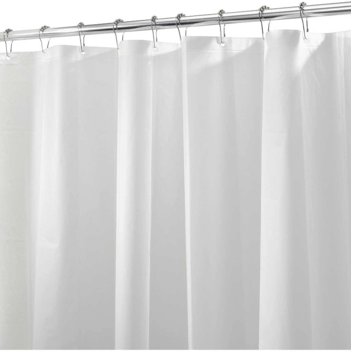 iDesign 72 In. x 72 In. Frost Peva Shower Curtain Liner Image 1