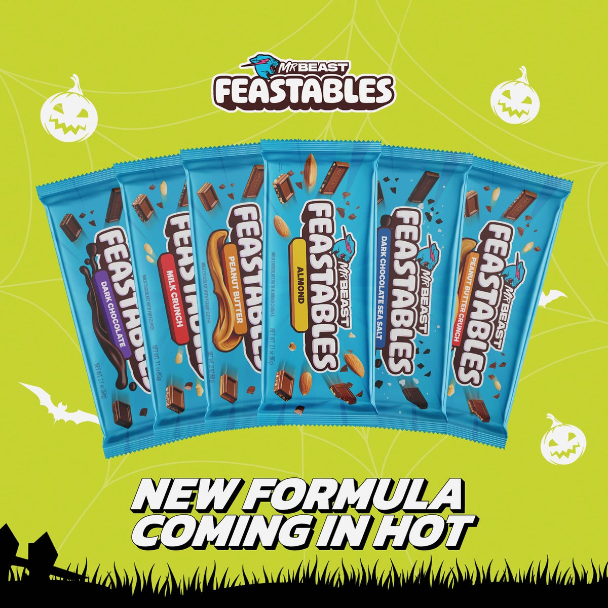 Feastables Milk Chocolate Crunch Candy Bar Image 3