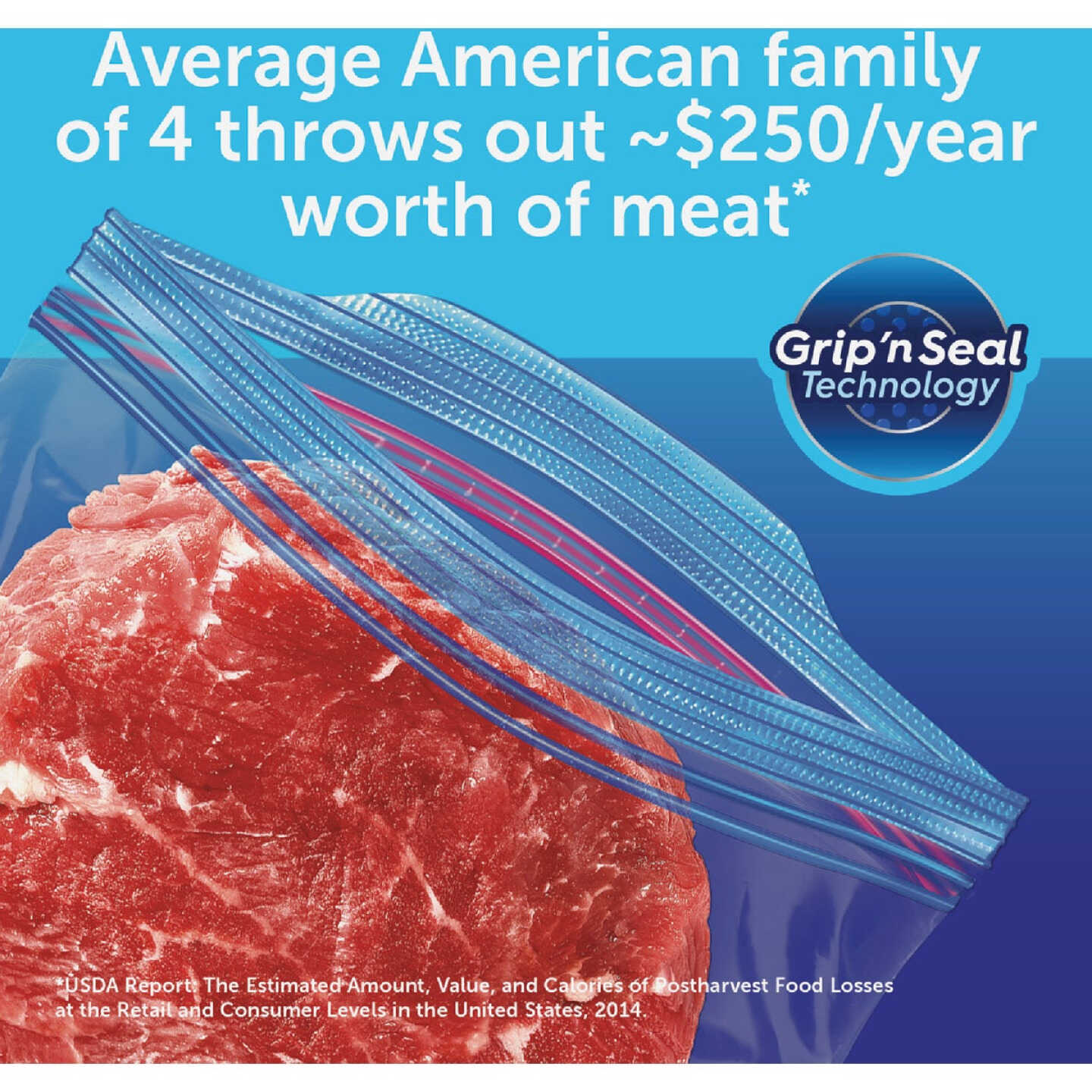 Ziploc Qt. Freezer Bag (38-Count) Image 2