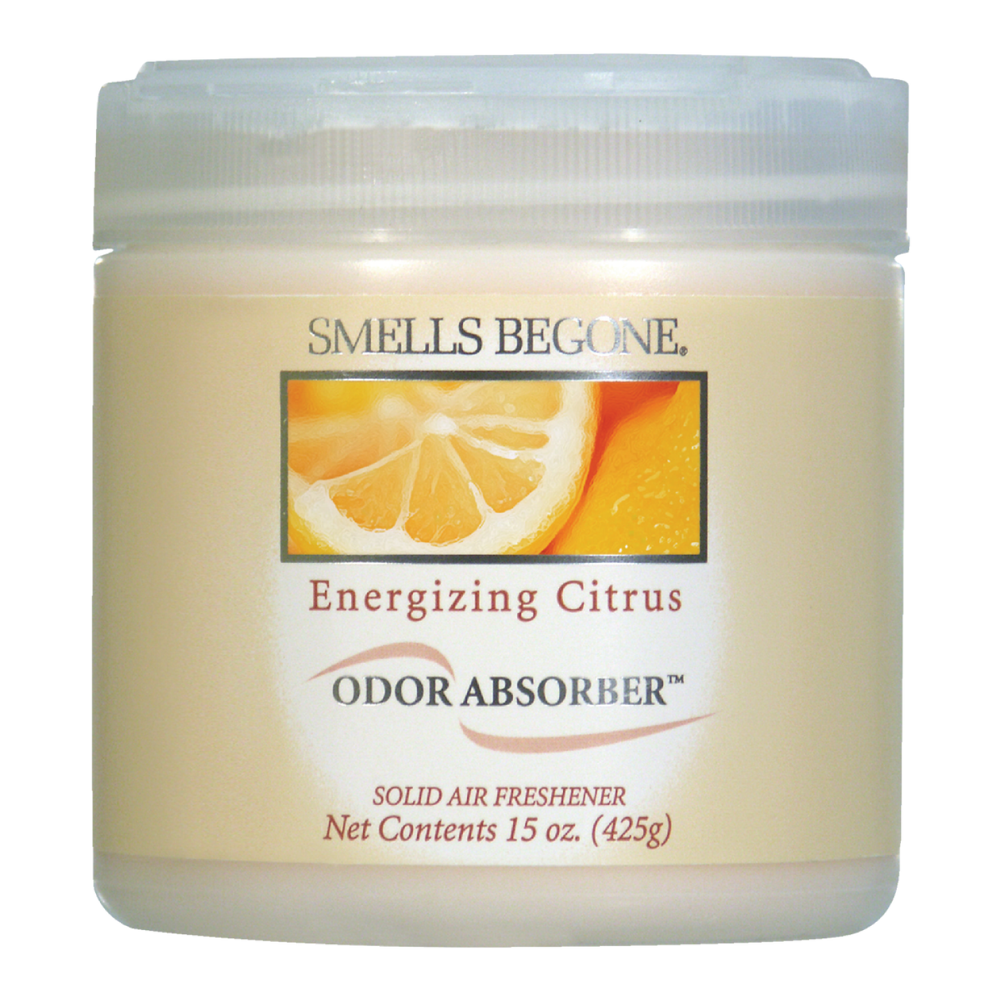 Smells Begone 15 Oz. Energizing Citrus Solid Air Freshener Image 1