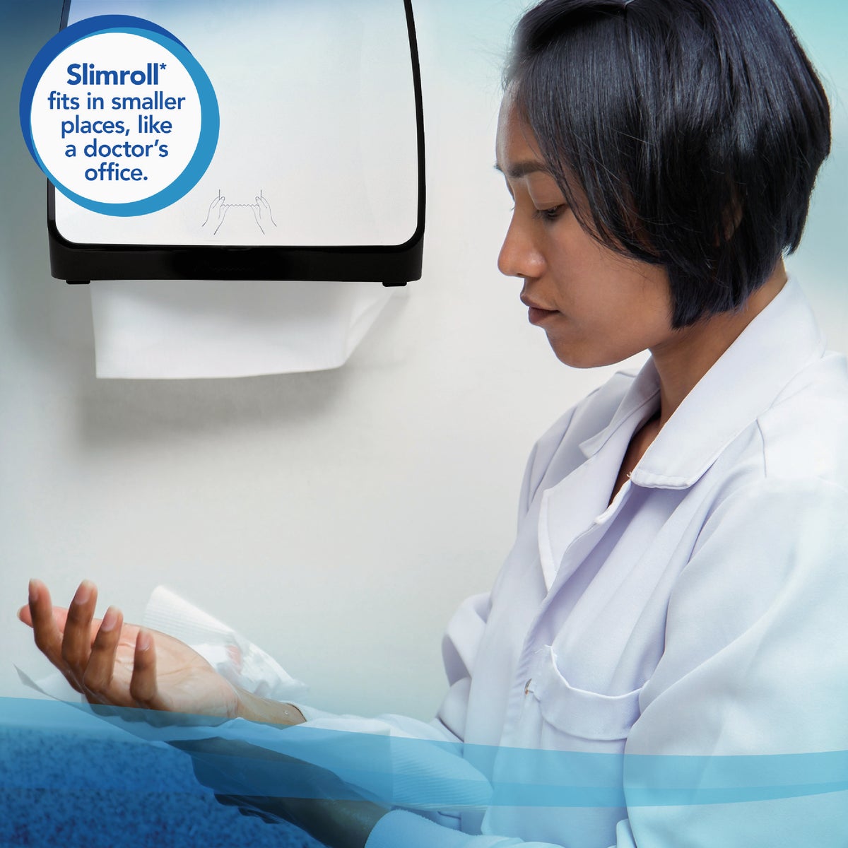 Kimberly Clark Scott Slimroll White Hard Roll Towels (6-Count) Image 3