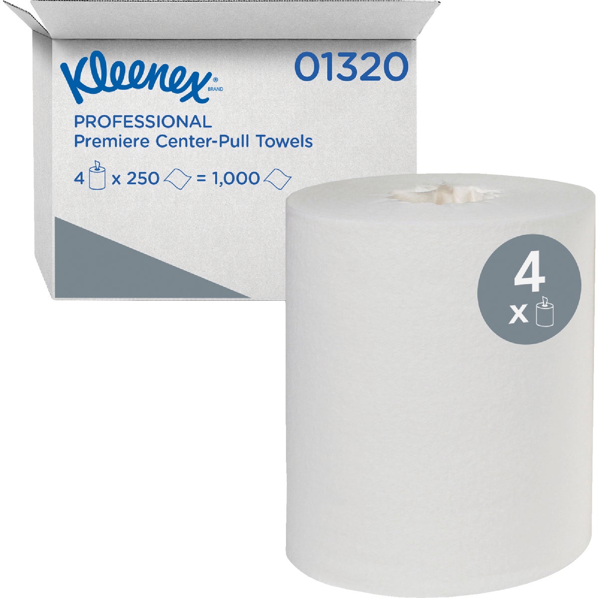 Kleenex Premiere Center-Pull Roll Towel (4-Count)