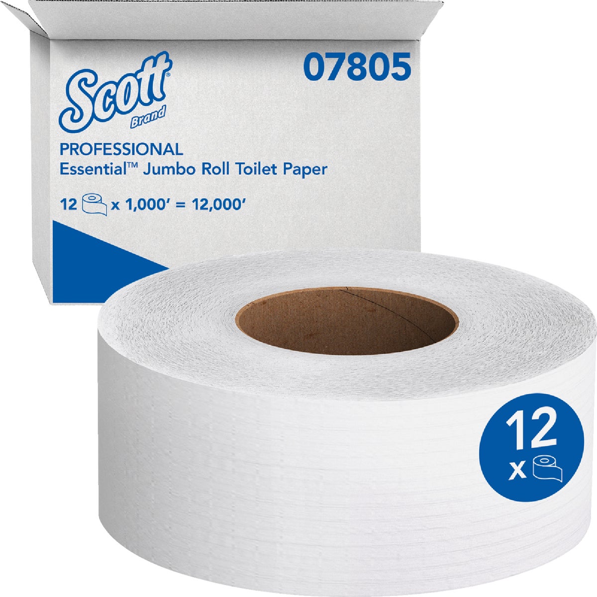 Scott Commercial Dispenser Toilet Paper (12 Jumbo Rolls) Image 3