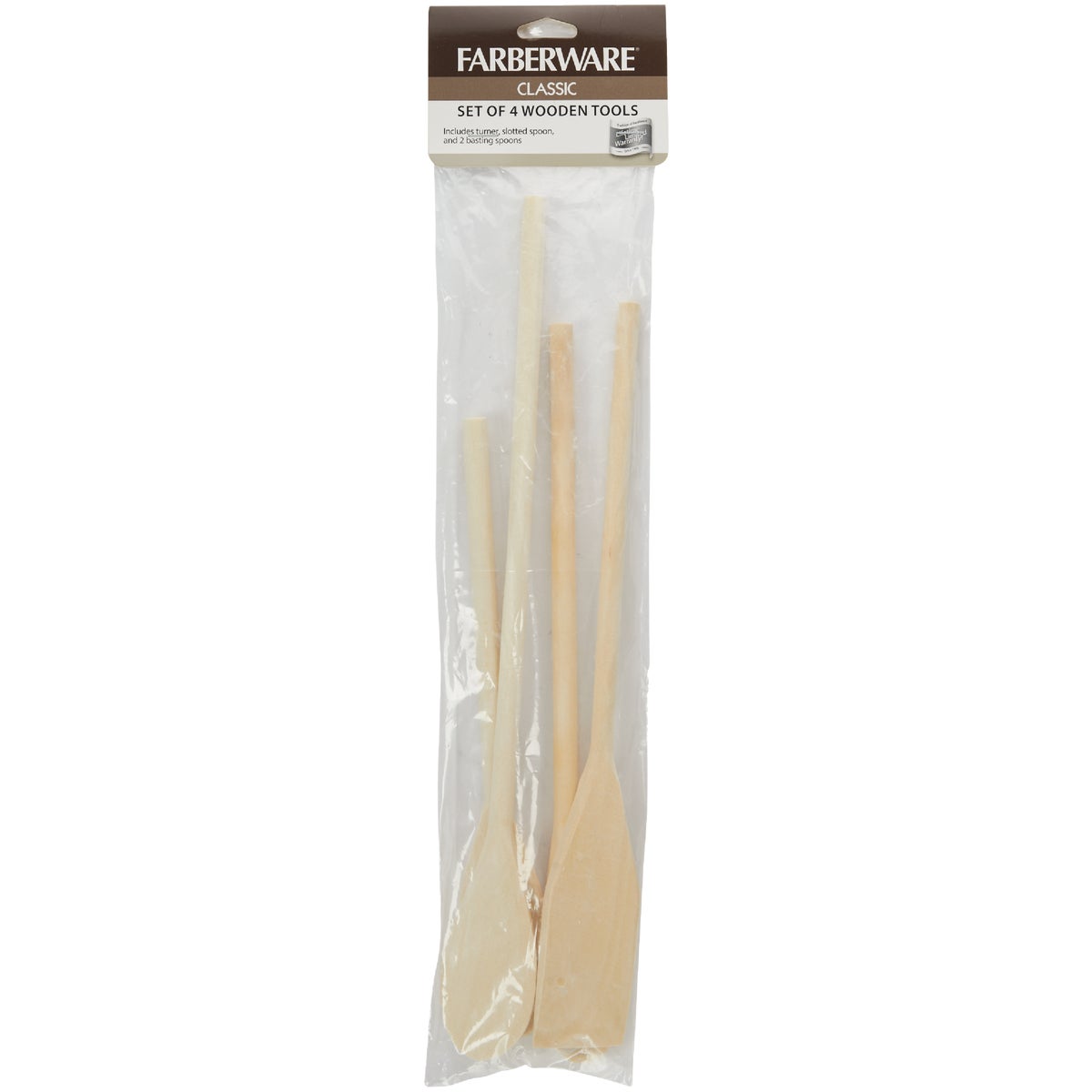 Farberware Classic Wood Cooking Tools (4-Piece) Image 2