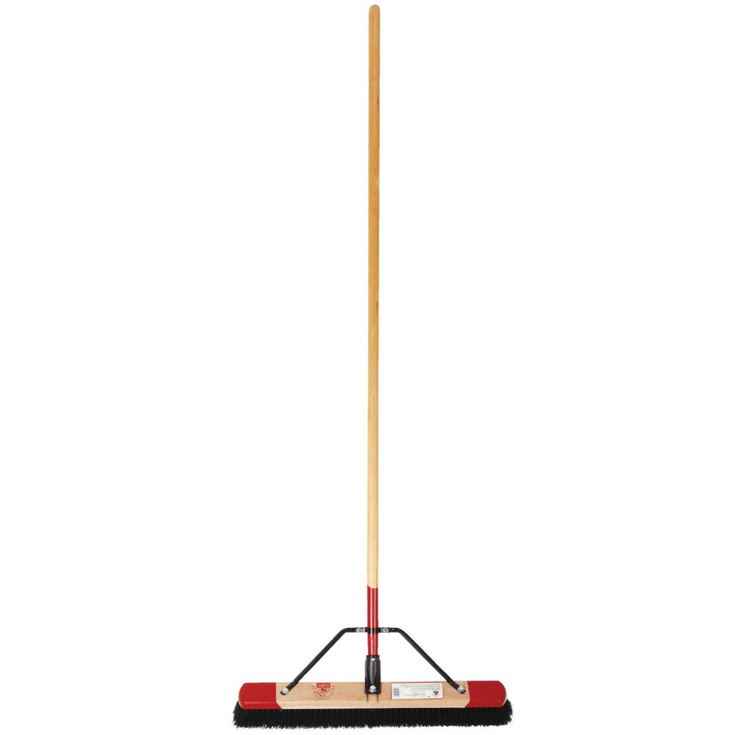 Harper 24 In. W. x 64 In. L. Wood Handle Tampico Medium Sweep Push Broom Image 2
