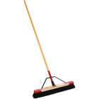 Harper 24 In. W. x 64 In. L. Wood Handle Tampico Medium Sweep Push Broom Image 3