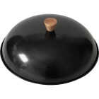 Joyce Chen Classic Series 14 In. Uncoated Carbon Steel Flat Bottom Wok Set with Lid and Birch Handles (4-Pc.) Image 8