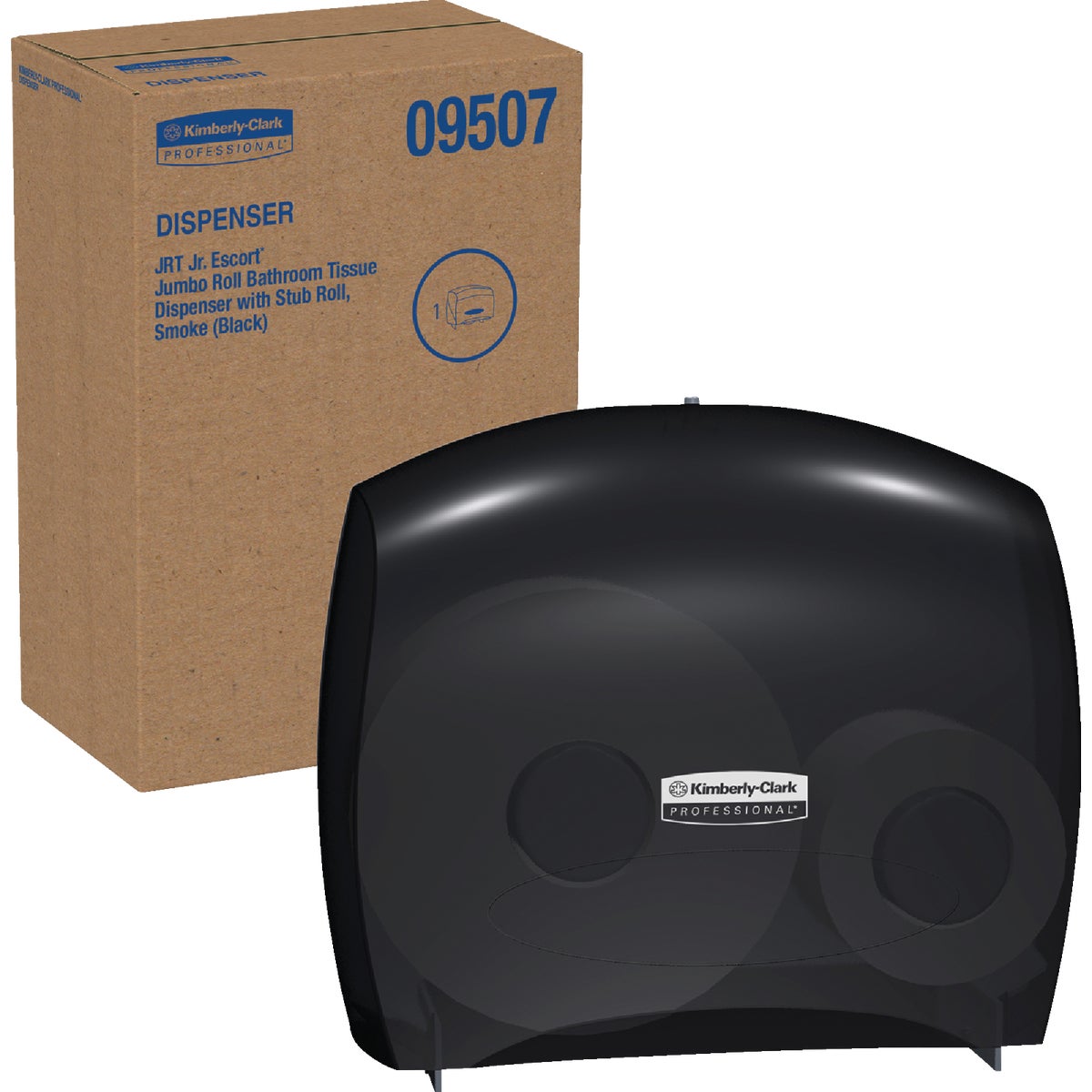 Kimberly-Clark Professional JRT Escort Smoke Jumbo Roll Tissue Dispenser Image 3