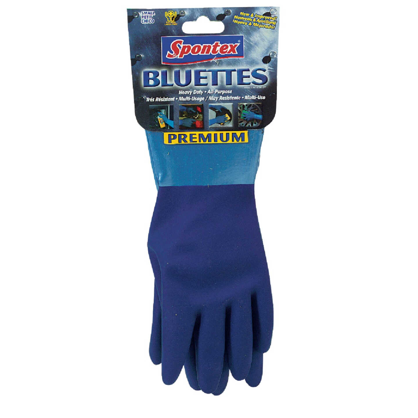 Spontex Bluettes Large Neoprene Rubber Glove Image 1