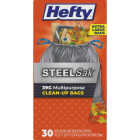 Hefty Steel Sak 39 Gal. Heavy Duty Gray Trash Bag (30-Count) Image 1