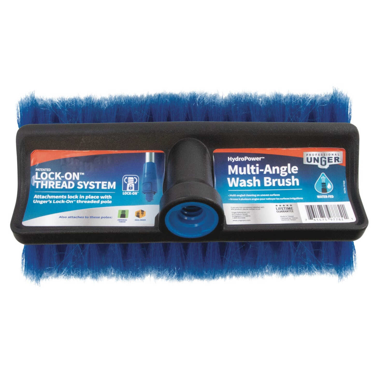 Unger Professional LockOn Non-Scratch Multi-Angle Wash Brush Image 3