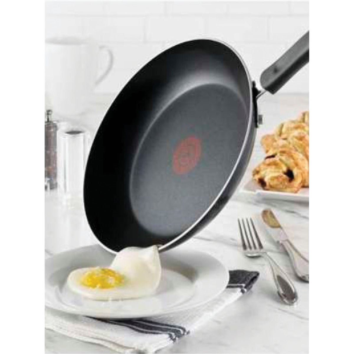 T-fal Essentials 10 In. Black Nonstick Fry Pan Image 4