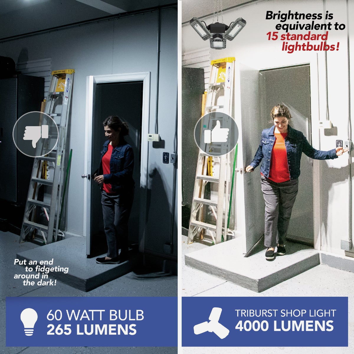 Bell+Howell Triburst 4000 Lumen Shop Light Image 4