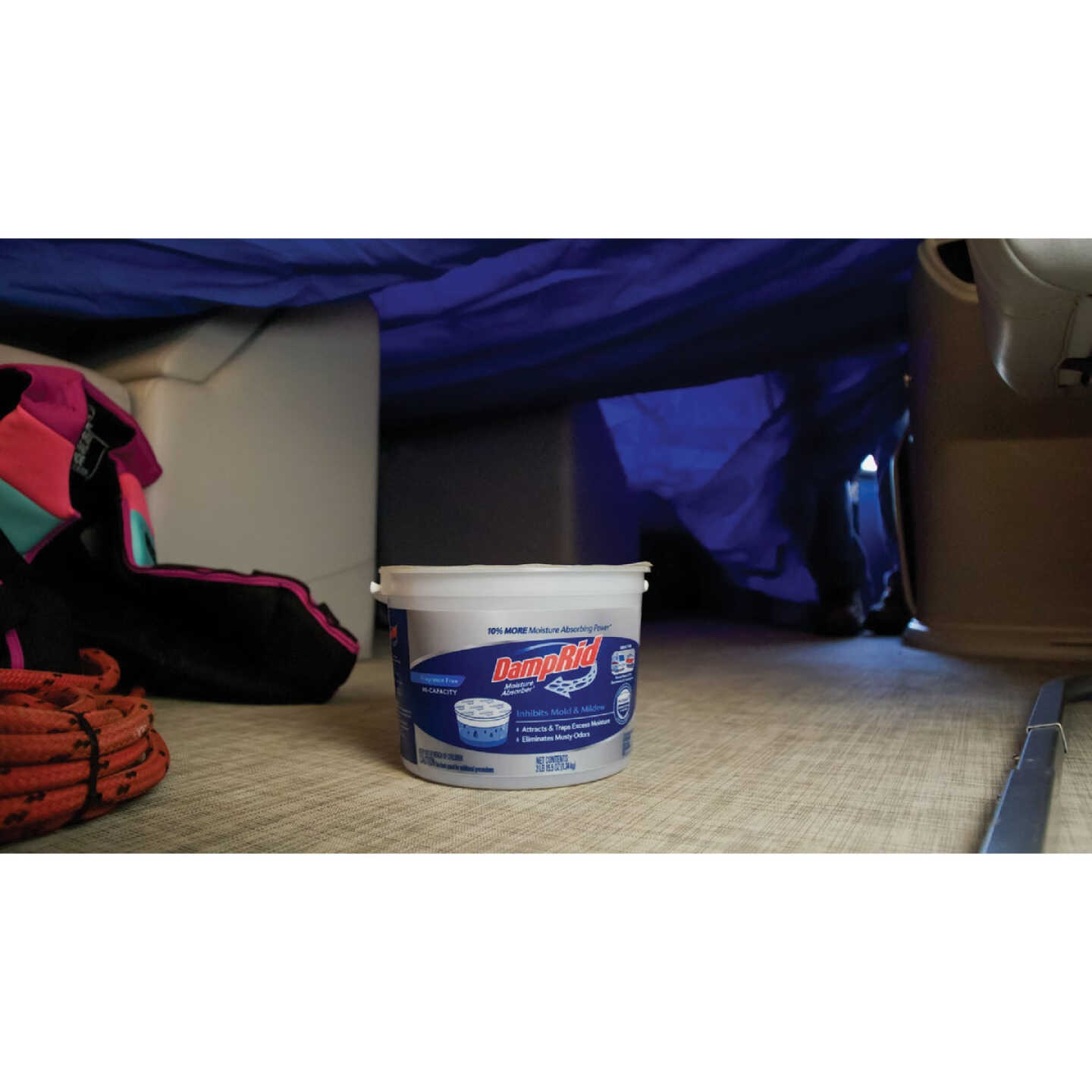 DampRid 2 Lb. 15.5 Oz. Hi-Capacity Fragrance Free Moisture Absorber with Microban Image 3