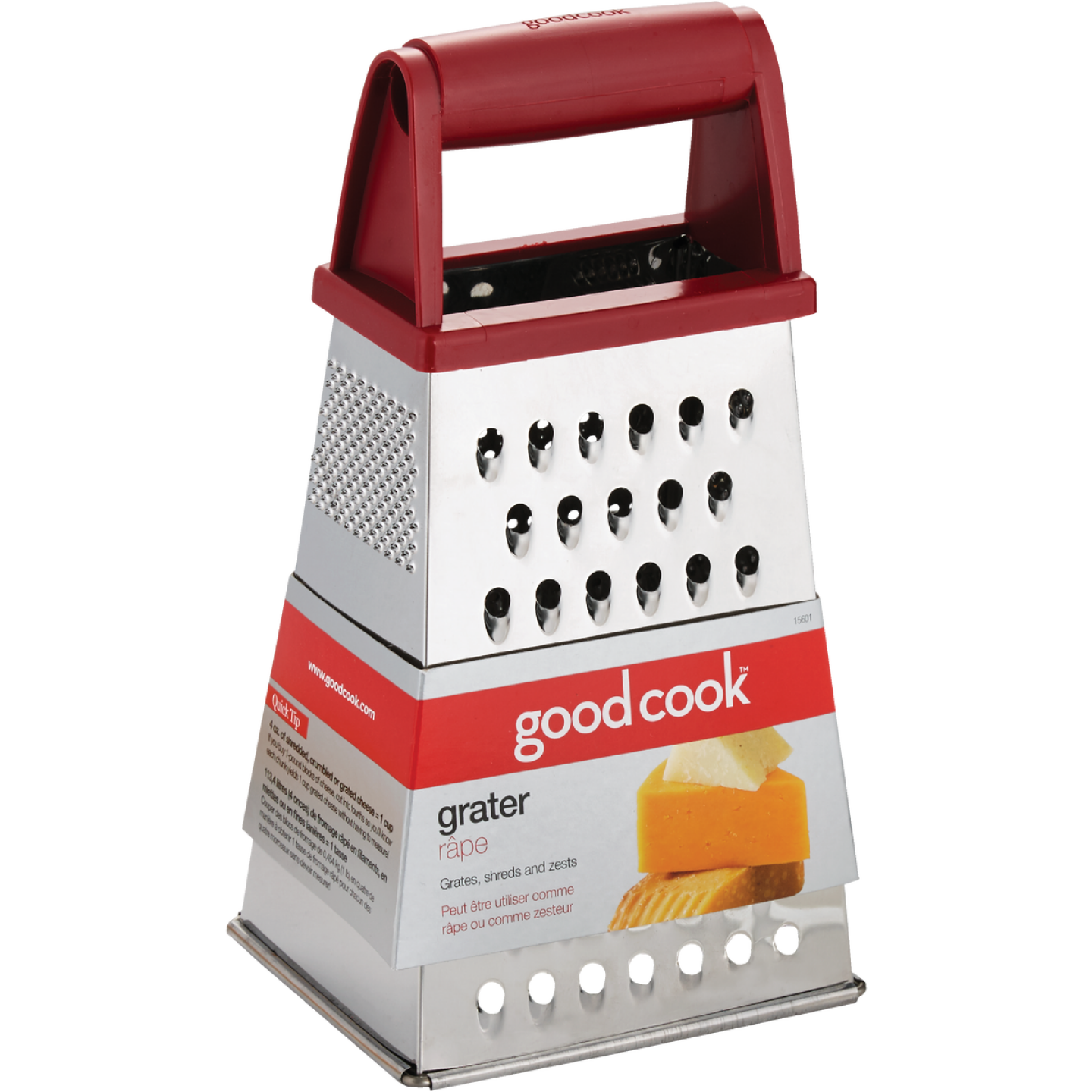 Goodcook 4-Sided Stainless Steel Grater Image 1