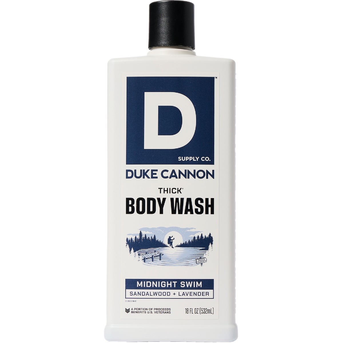 Duke Cannon 18 Oz. Midnight Swim Thick Body Wash