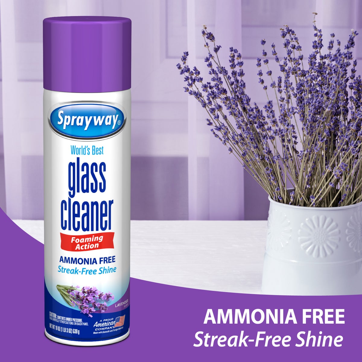 Sprayway 19 Oz. Lavender Glass Cleaner Image 4