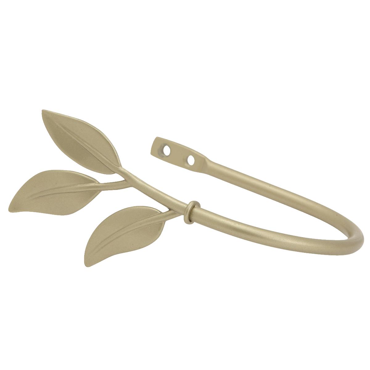 SATIN BRS LEAF HOLDBACK